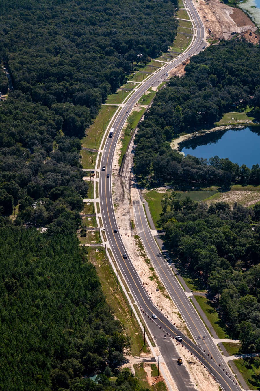 State Road 20 Widening August Aerials